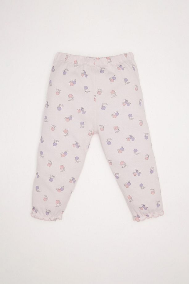 Kız Bebek Pijama Takımı Meyve Desenli Uzun Kollu Üst Uzun Alt D8651A524WN - 2