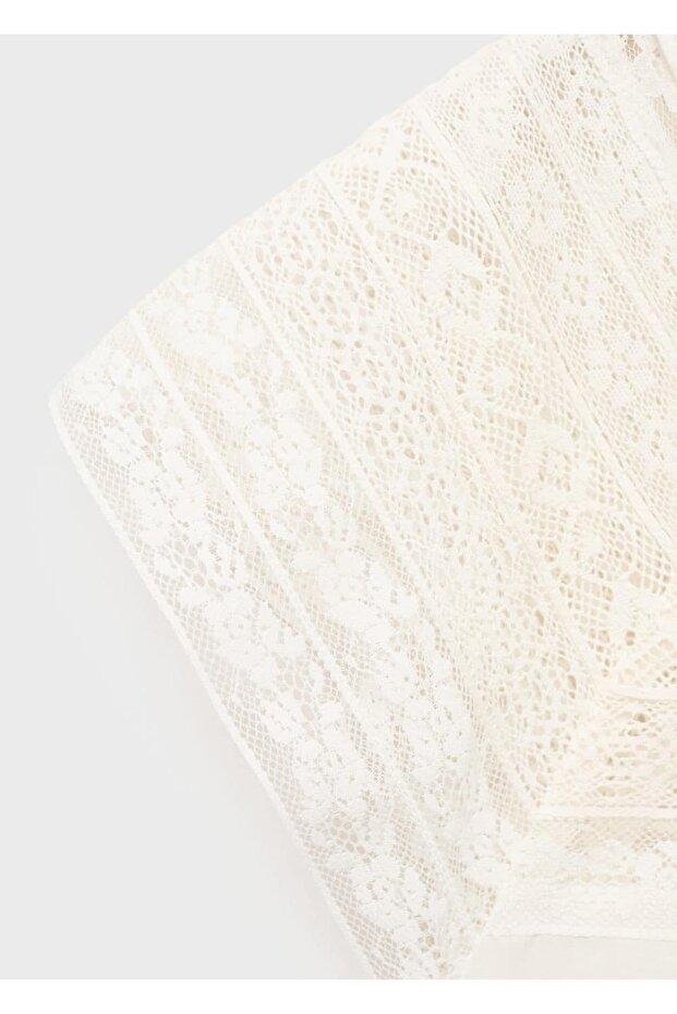 Dantel Detaylı Pamuklu Bluz - 5