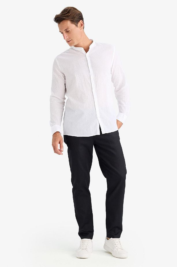 Yazlık Jogger Pantolon Basic Düz Cepli Dar Paça B4091AX25SP - 3
