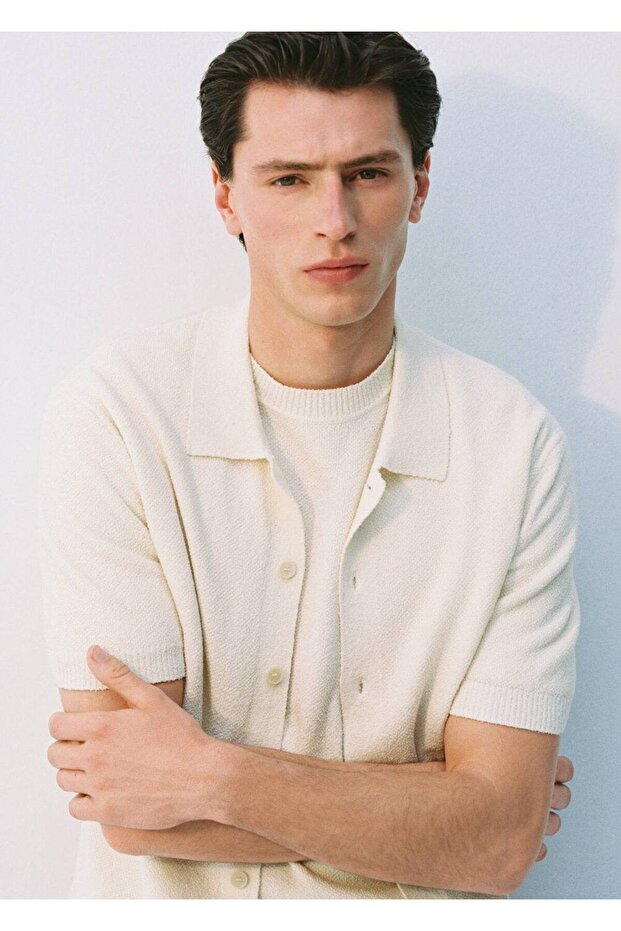 İnce triko gömlek - 8