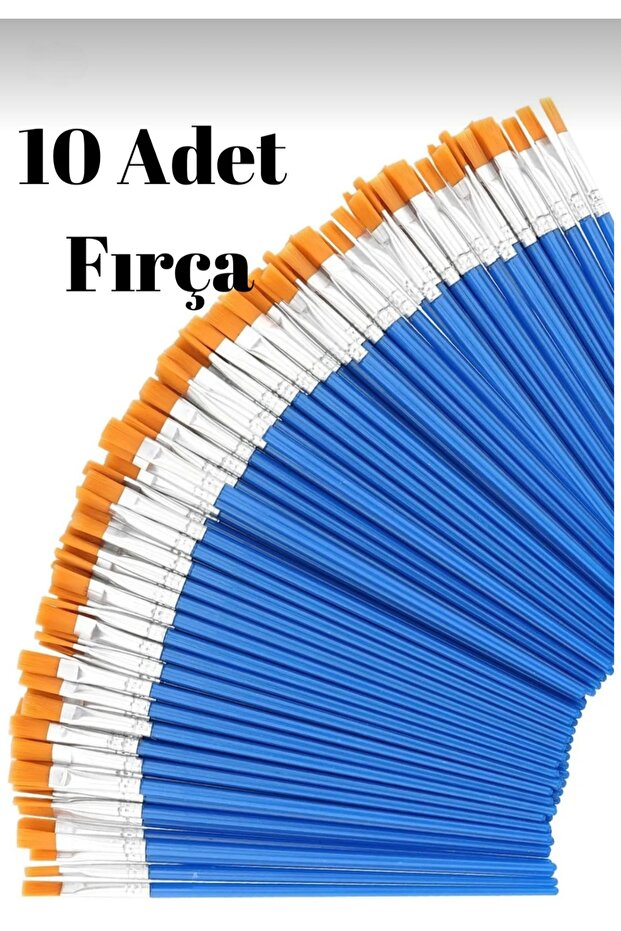 Acrylic Paint Brush 10 Pieces