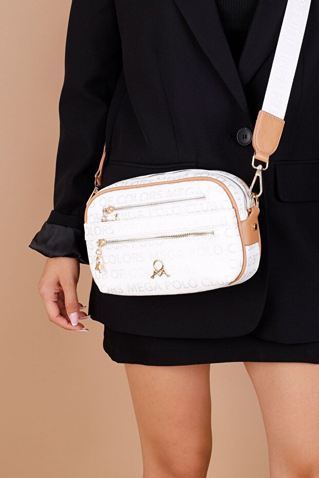 Polo Kadın Monogram Çapraz Çanta - 1