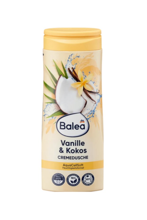 German Quality Shower Gel Vanilla Coconut 300 ml Vegan