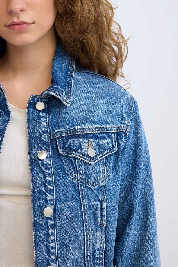Regular Fit Jean Ceket D8665AX25SP - 5