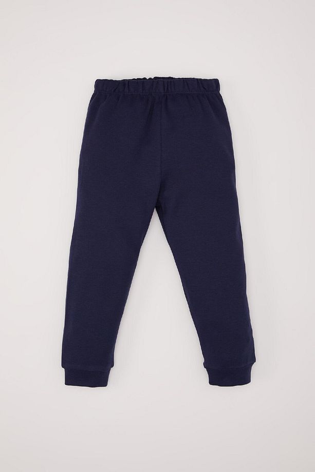 Erkek Bebek Pijama Takımı Uzay Baskılı Uzun Kollu Üst Beli Lastikli Uzun Alt D9068A525SP - 4