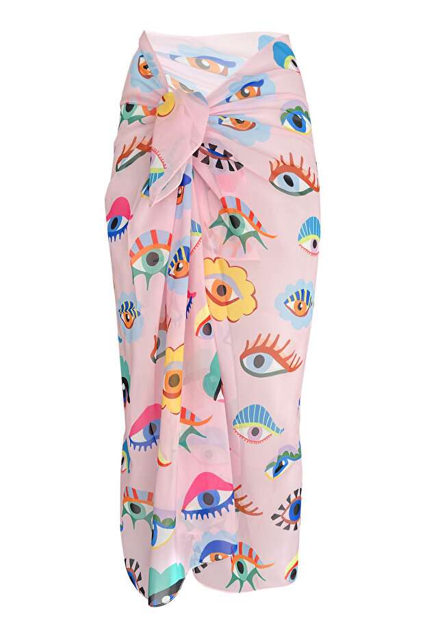 Magic Eye Şifon Pareo - 3