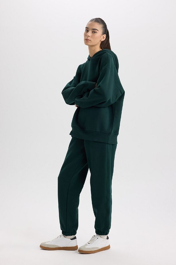 Standart Boy Jogger Kalın Eşofman Altı Basic Düz Beli Paçası Lastikli Cepli D9934ax24wn - 3