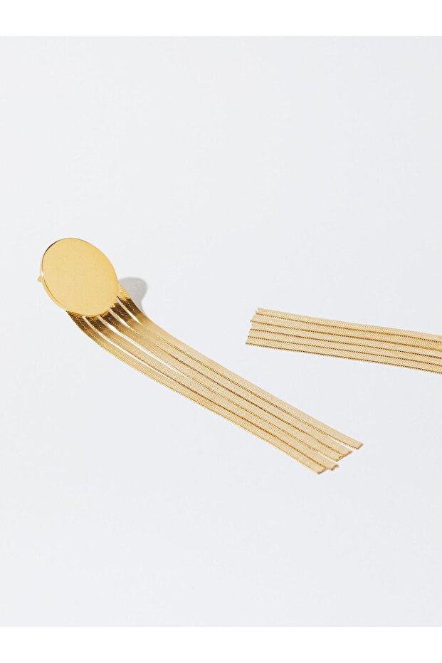 Paslanmaz Çelik Gold Küpe - 3