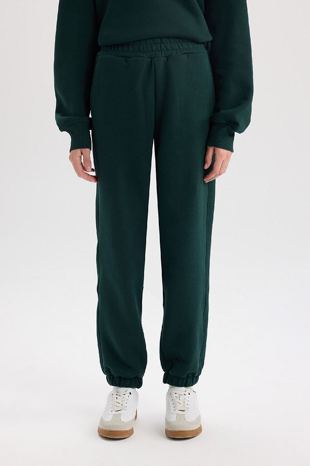 Standart Boy Jogger Kalın Eşofman Altı Basic Düz Beli Paçası Lastikli Cepli D9934ax24wn - 5