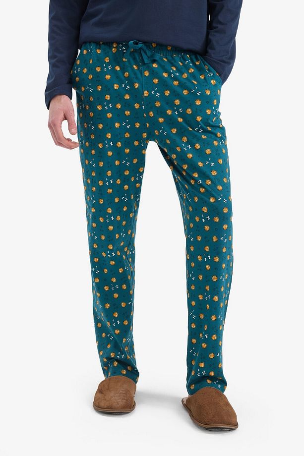 Garfield Pijama Takımı Regular Fit Uzun Kollu Üst Esnek Belli Uzun Alt E0515ax25sp - 6