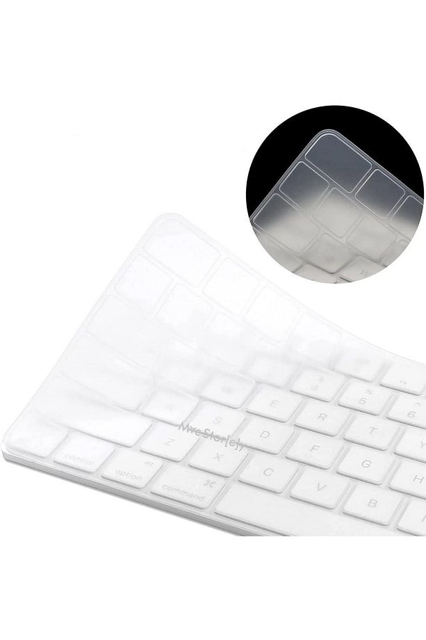 Klavye Koruyucu Apple Magic Keyboard-3 Türkçe Q Baskılı (TR-UK) A2449 A2450 A3118 A3203 Ile Uyumlu - 6