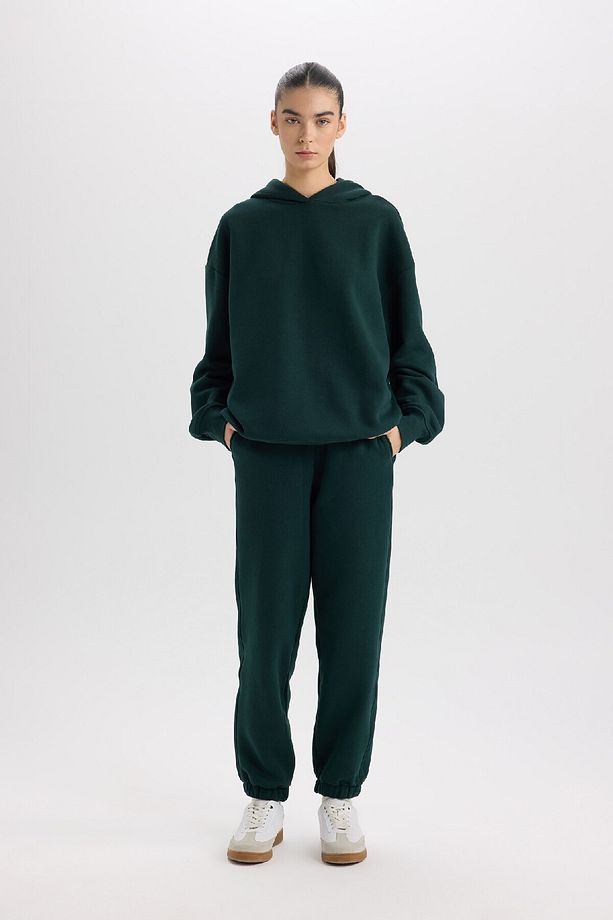 Standart Boy Jogger Kalın Eşofman Altı Basic Düz Beli Paçası Lastikli Cepli D9934ax24wn - 4