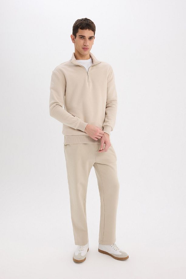 Regular Fit Eşofman Altı Içi Polarlı Basic Düz Cepli Beli Bağcıklı Düz Paça D7836ax25sp - 3