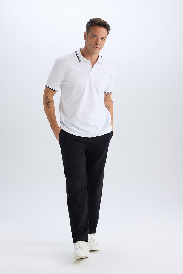 %100 Pamuk Regular Fit Normal Kesim Yazlık Jogger Pantolon D1045ax25sp - 2