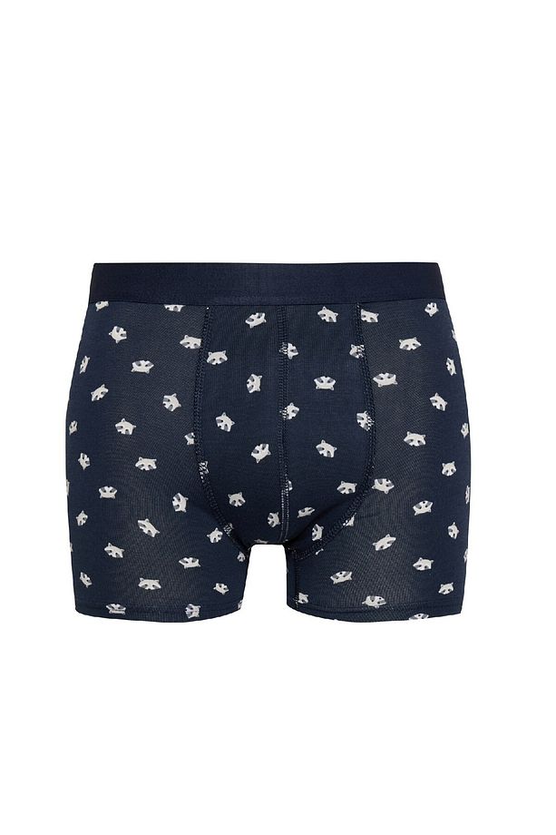 Regular Fit Hayvan Baskılı 3'lü Boxer E0047ax24cw - 2