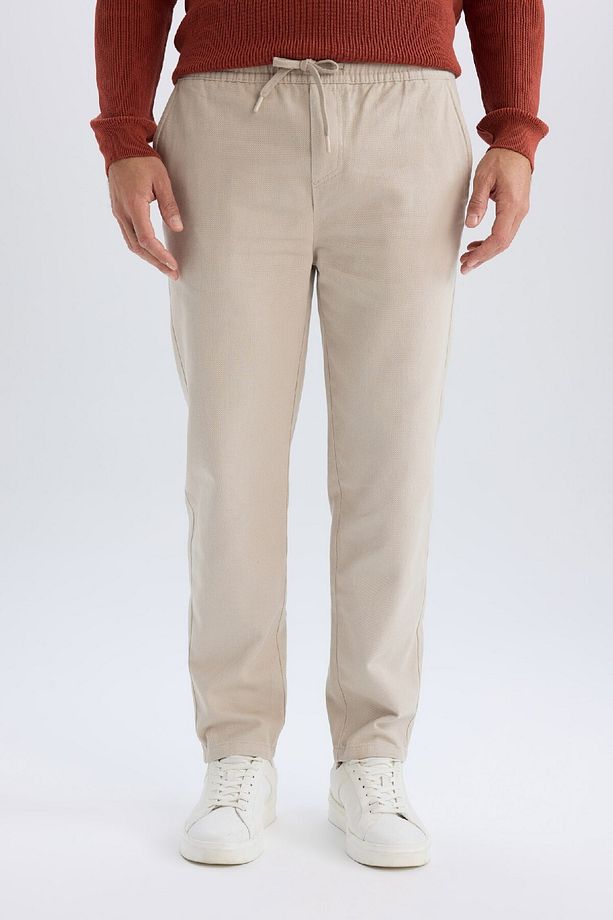 %100 Pamuk Regular Fit Normal Kesim Yazlık Jogger Pantolon D1045ax25sp - 4