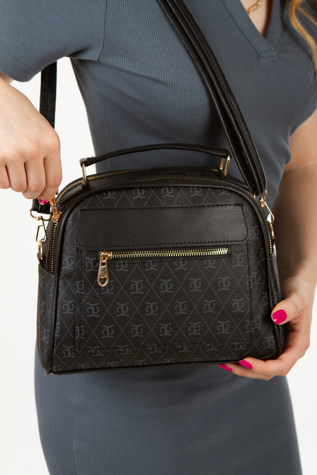 Women's Cross Strap Hand and Shoulder Bag