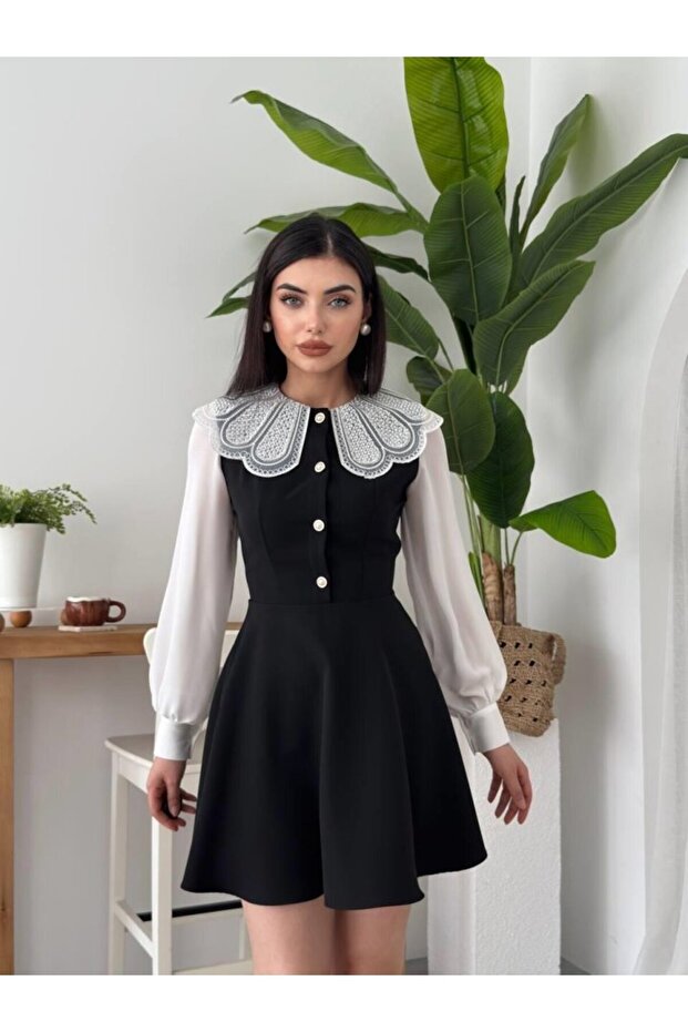 Rochie cu guler pentru bebeluși Asio - 5