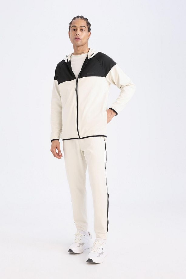 DeFactoFit Standart Fit Jogger Eşofman Altı Skuba Dalgıç Kumaş Sporcu Beli Lastikli B4537AX25SP - 4