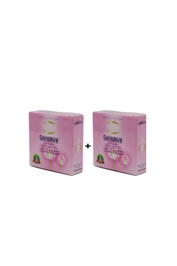 طقم قطعتين واقيات ذكريه رقيقة من إنجوي 3 قطع - 1