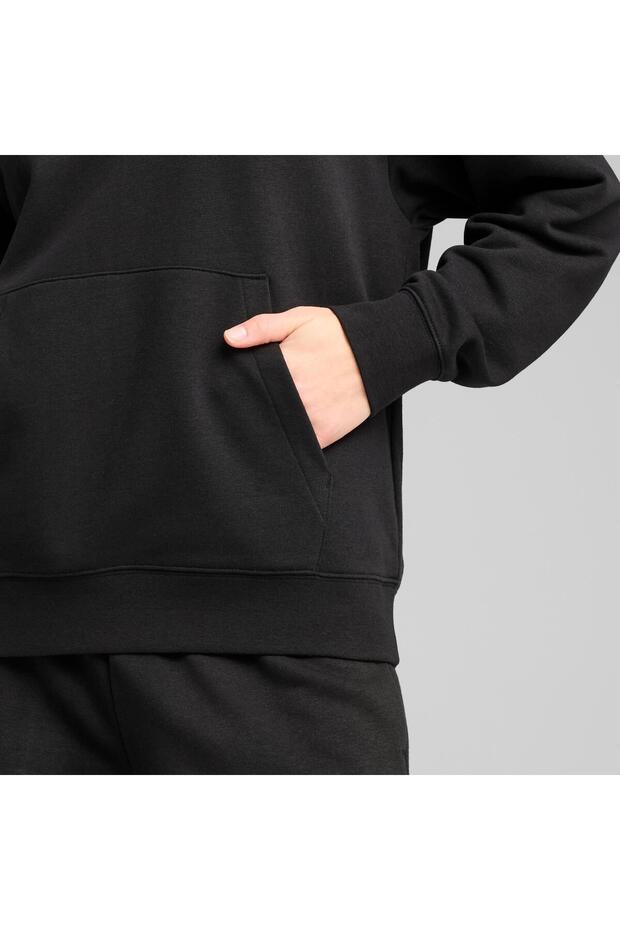Essentials Script Kadın Siyah Sweatshirt (688072-01) - 4