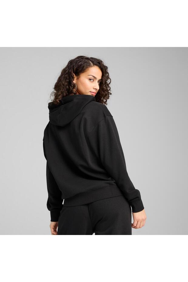 Essentials Script Kadın Siyah Sweatshirt (688072-01) - 3