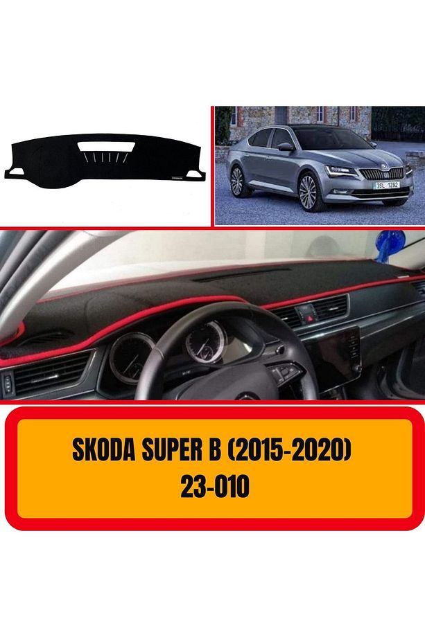 Skoda Superb 2015-2020 Ön Gögüs / Panel / Torpido Korumasi / Kilifi / Halisi / Koruyucu / A3d/ 3d - 1