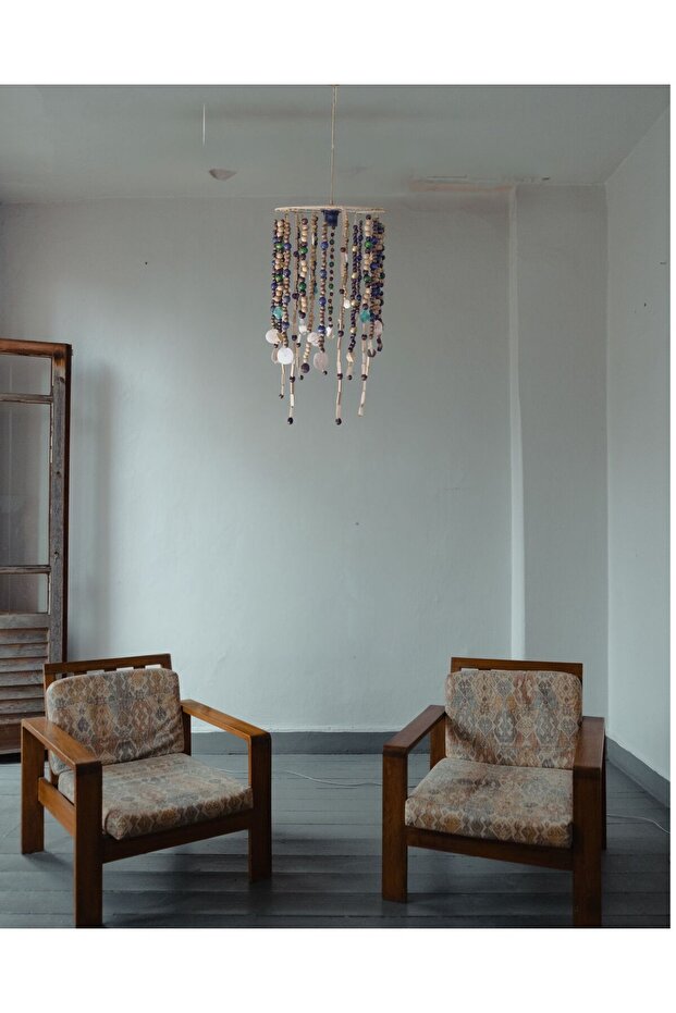 BONCUKLU BOHEM AVİZE , SALON AVİZE , BALKON AVİZE, BONCUKLU AVİZE - 2
