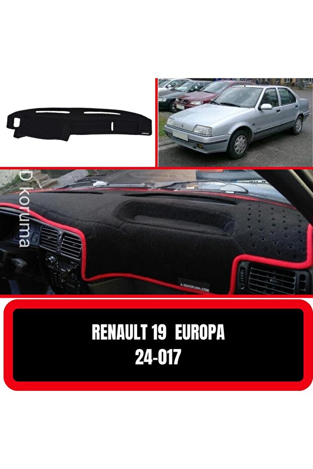 Renault 19 Europa 3d Glove Box Protective Front Chest Protection Carpet Case