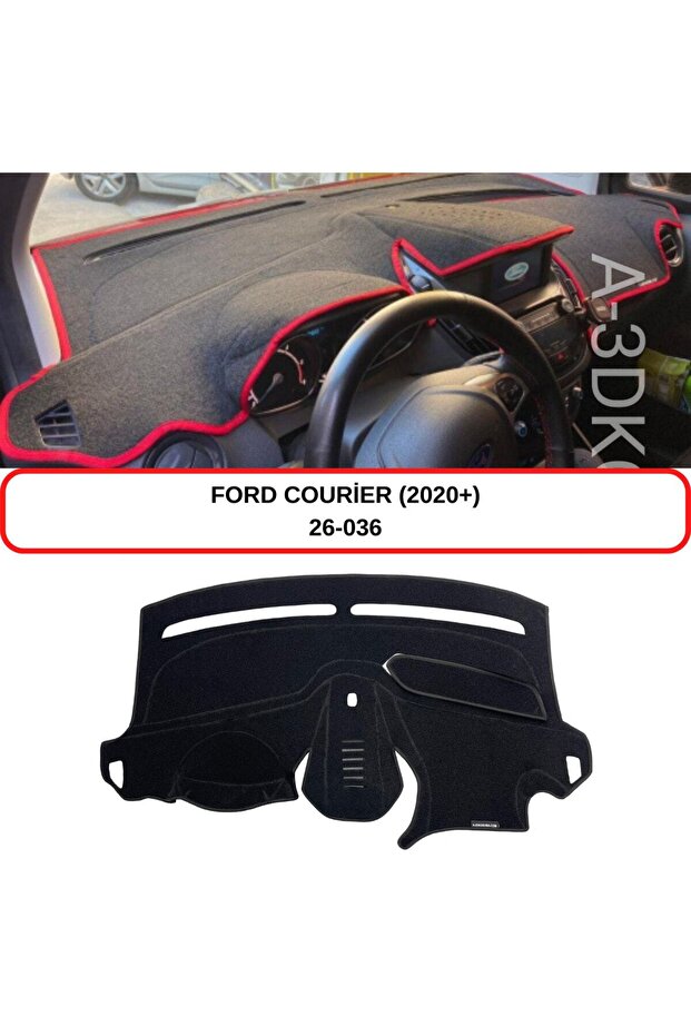Ford Courier (2020 +) Large Screen - Glove Box Protection / Carpet / Cover
