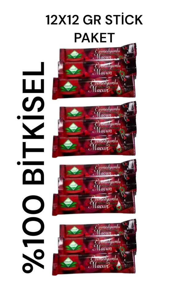 Themra bitkisel macun kuvvet mesir atom ginsengli epimedyümlü1 macun 12x12 gr stick paket - 1