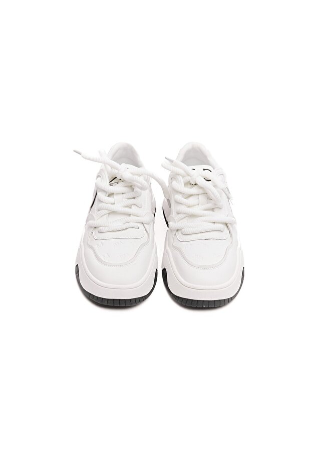 Günlük Bağcıklı Kadın Sneaker - 3