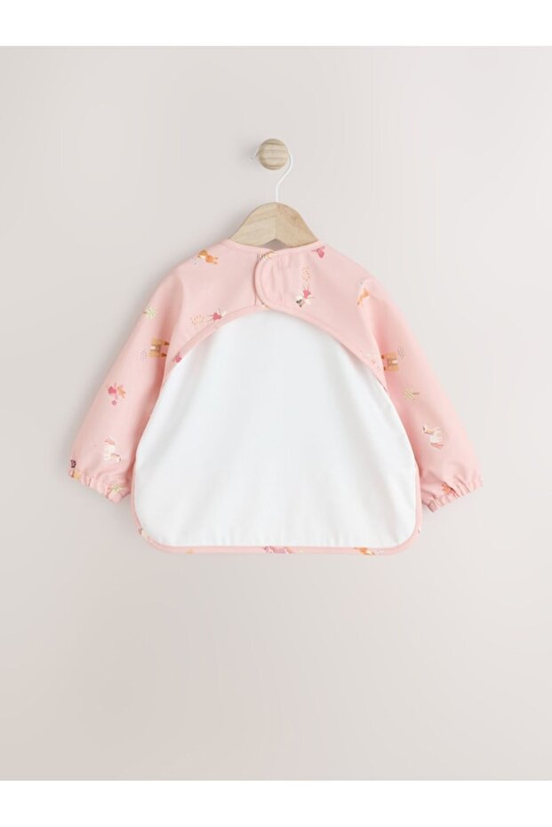 Pink Unicorn Patterned Bib - 2