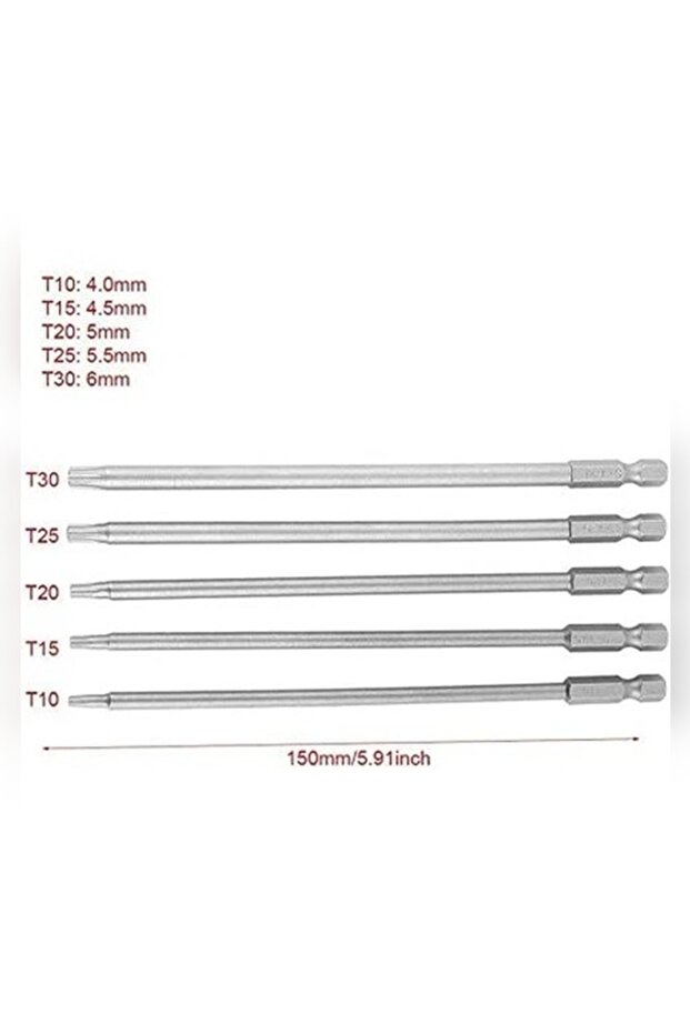 uzun torx uç seti - 1