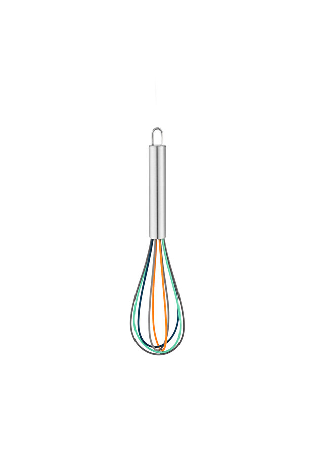 High quality, multi-purpose silicone whisk and whisk, size 25 cm