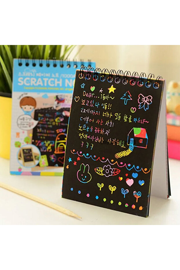 دفتر تلوين لعبة خدش e-235 - 4