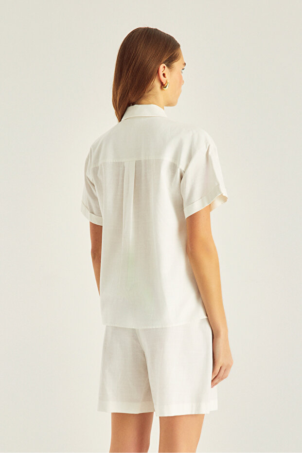 Yarım Kollu Gömlek - 4