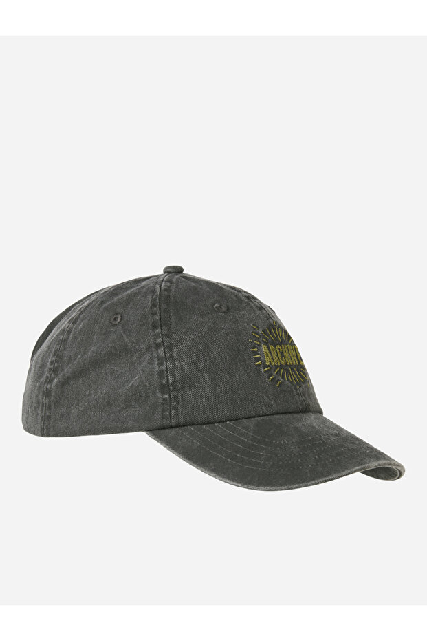 Denim Embroidered Cap - 5