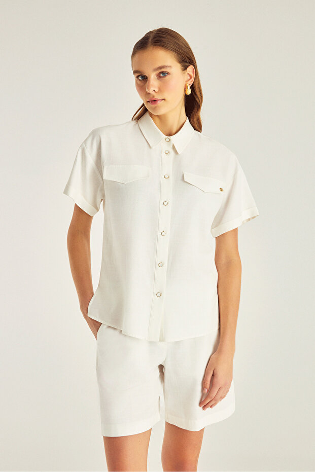 Yarım Kollu Gömlek - 2