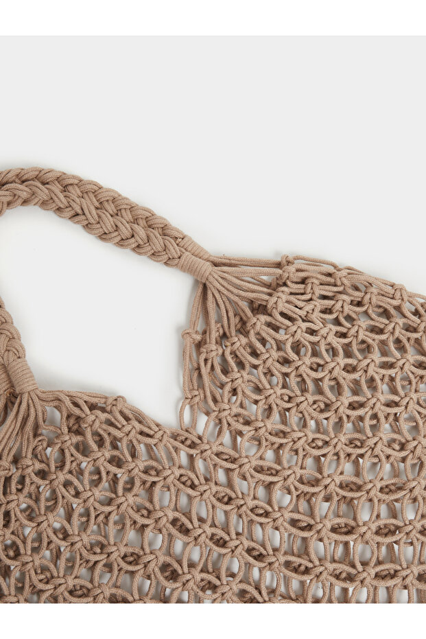 حقيبة كتف محبوكة - 5