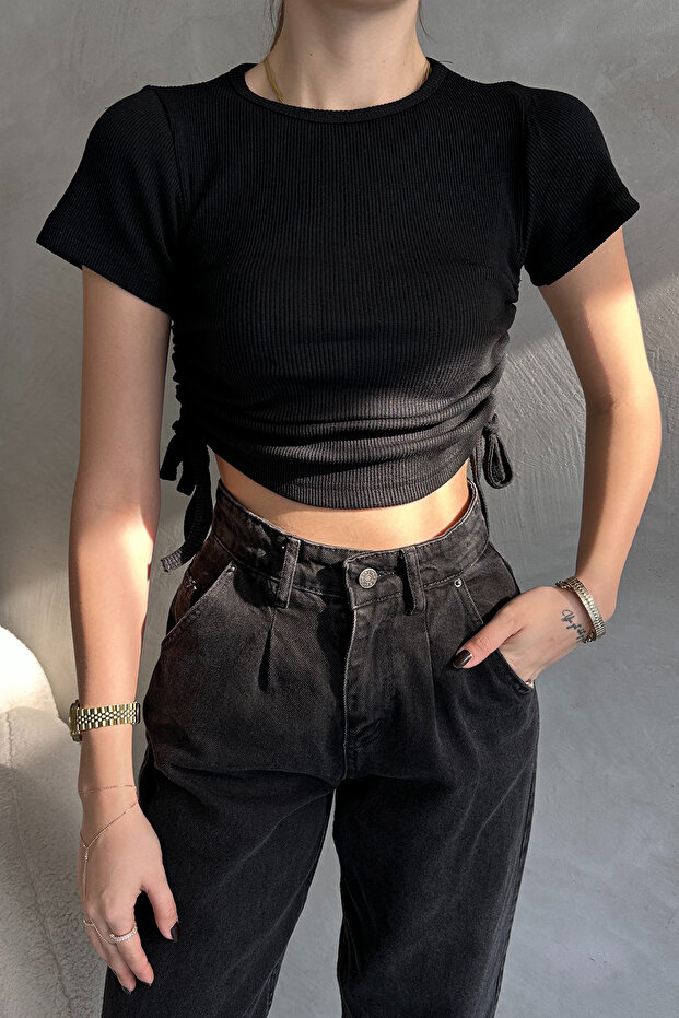 Black Elevator Camisole Blouse - 5