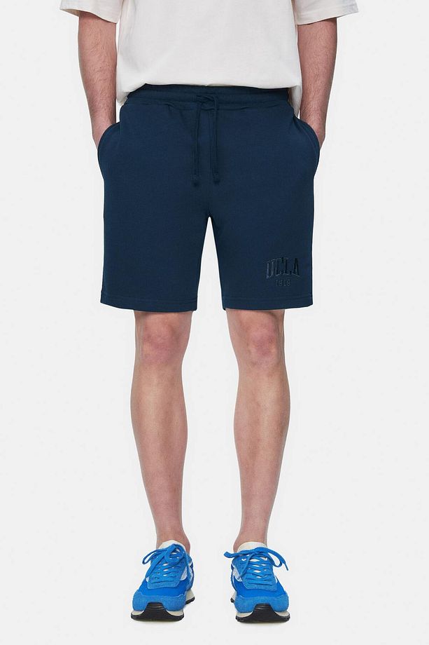 Jarvıs Lacivert Nakışlı Standard Fit Erkek Örme Şort - 3