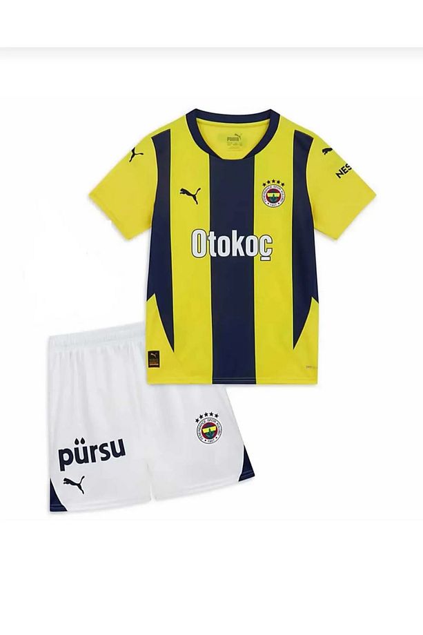 Kişiye Özel İsim ve Numara Yazılır .fênêr'bahçe. Isimsiz 24/25 Yeni Sezon Çocuk Forma Şort Çorap - 2
