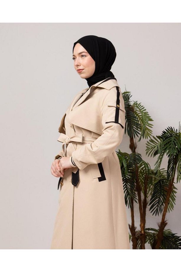 kadın midi trençkot model M9060 - 1