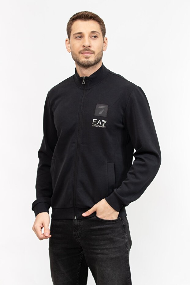 Erkek Fermuarlı Sweatshirt - 5