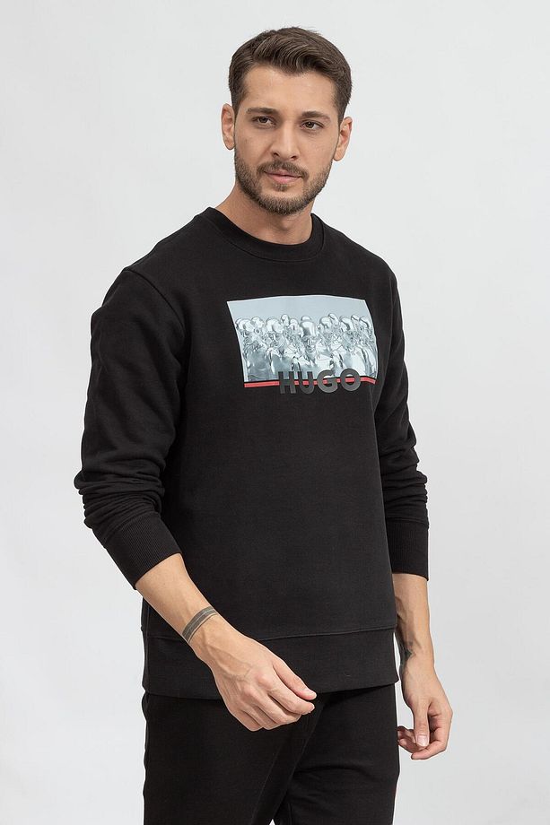 Pamuklu Regular Fit Bisiklet Yaka Sweat Erkek Sweat 50472234 001 - 2