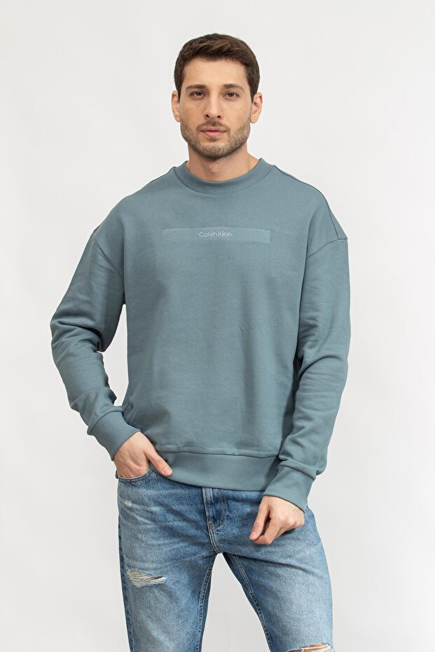 Men's Crew Neck Sweatshirt Parlement Blue