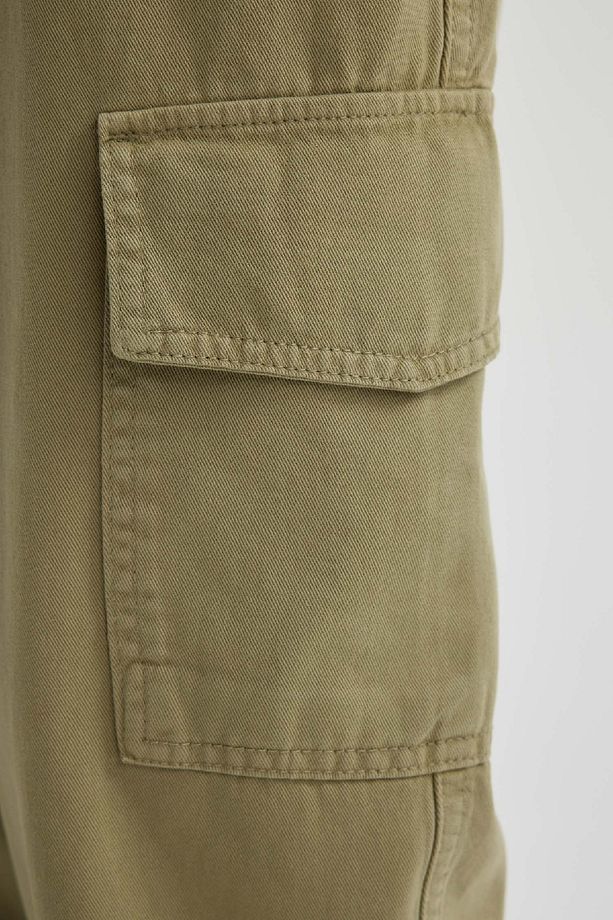 Coool Jogger Pantolon Gabardin Kumaş Normal Bel Basic Düz Kargo Cepli B0454ax24sp - 6