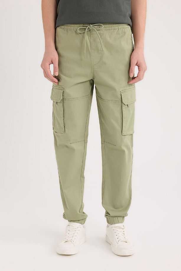 Regular Kargo Cepli Gabardin Jogger Pantolon B1916AX25SP - 1