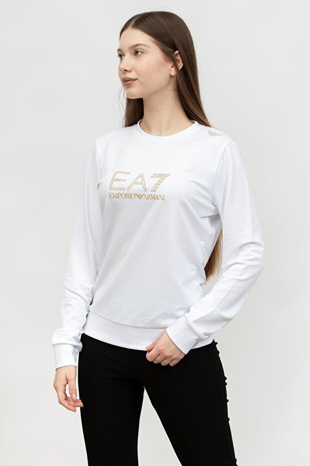 Kadın Bisiklet Yaka Sweatshirt - 2